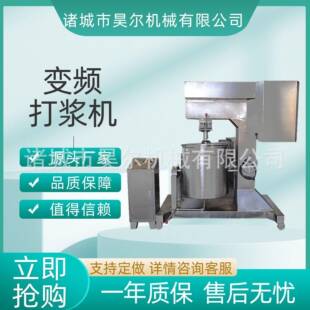 肉糜酱馅料打浆嫩化设备变频全自动大型打浆机商用肉制品打泥机