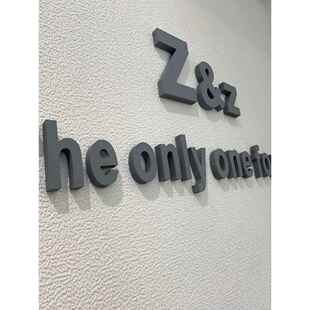 3D字母立体自定义字体墙贴纸墙装 饰背景墙标志制作美容院亚克力字