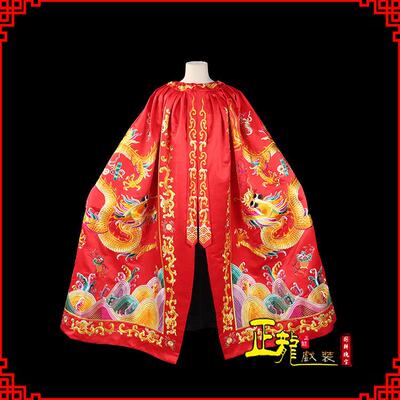 佛像勾金龙披风庙用还愿刺绣财神爷关公斗篷披肩佛衣神明披风