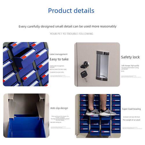 重型抽屉式零件柜100/75工具存储柜材料螺钉柜工具样品存储柜