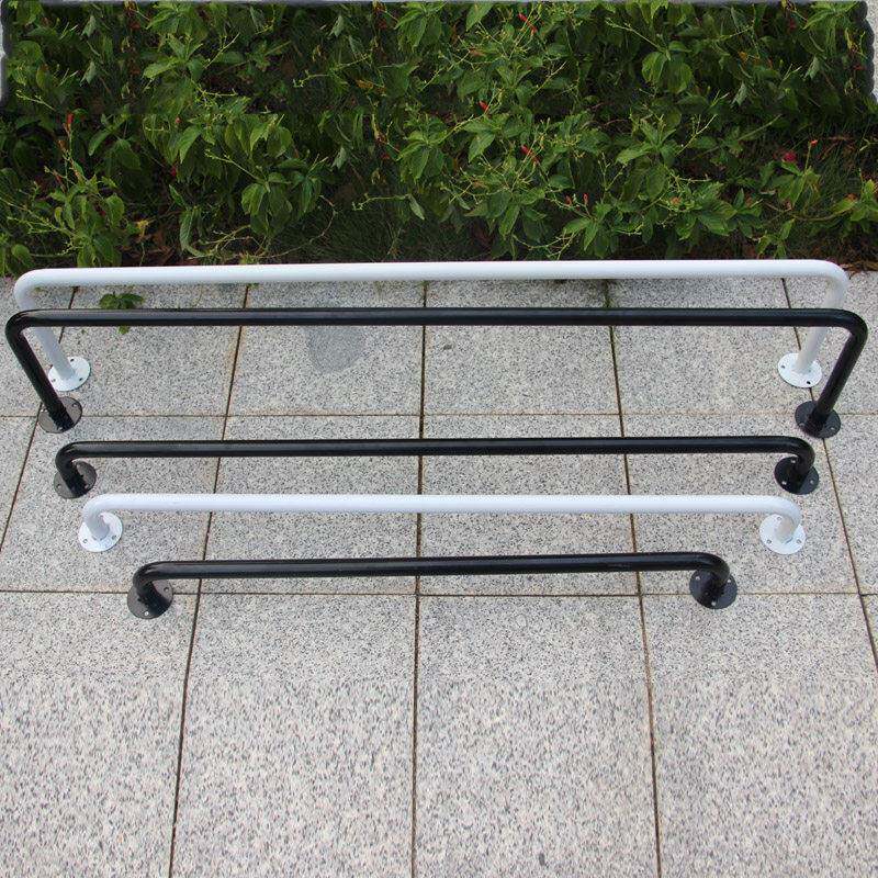 服装店货架上墙 衣架展示架 正侧挂上墙衣服架 烤漆上墙壁挂衣架