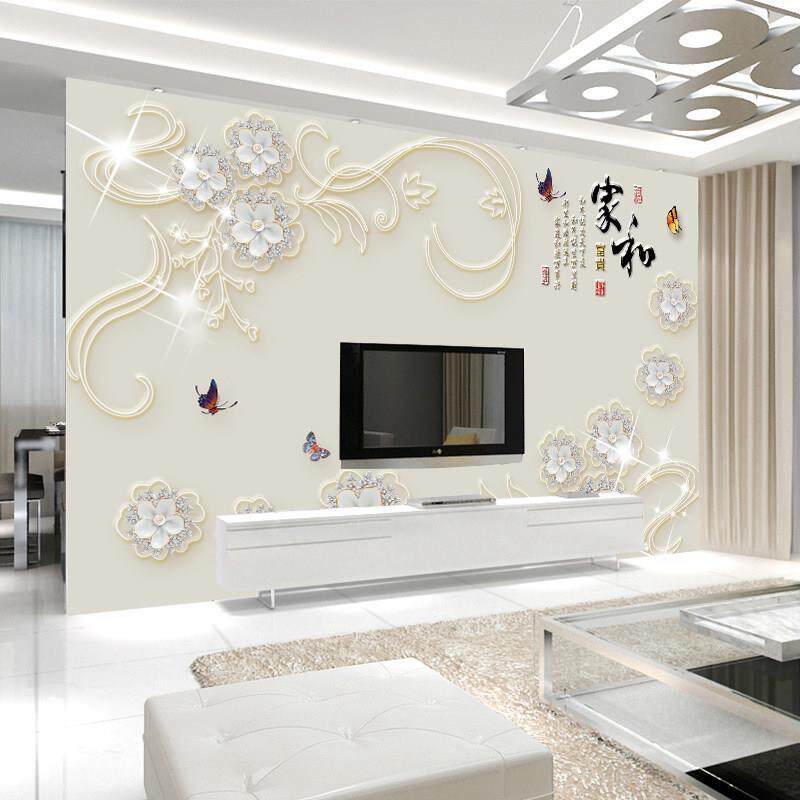 8d电视墙背景墙壁纸自粘3d立体壁贴客厅影视墙大气装饰贴画 画5d