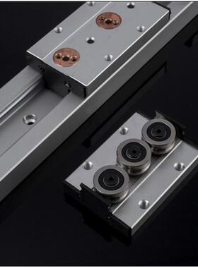 销售内置SGR15双轴心导轨方形双轴芯滚轮直线导轨直线滑轨