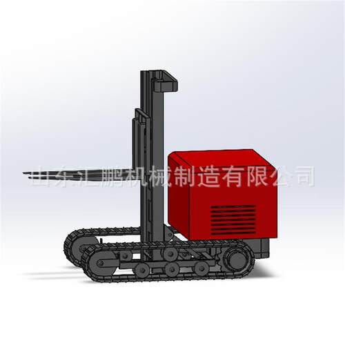履带升高装卸机器人液压自动升降搬运车电动履带货物转运工具