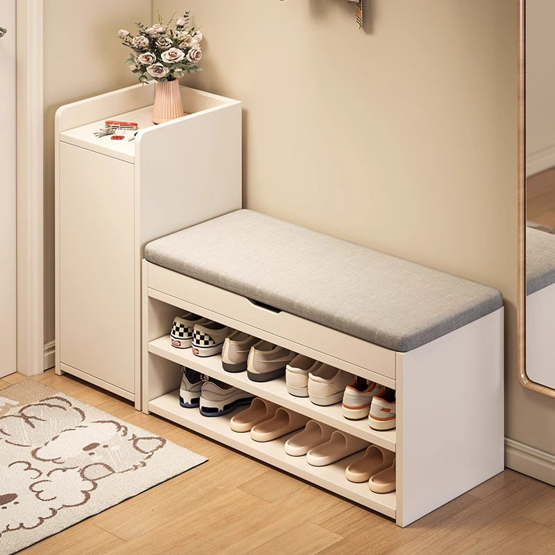 入户门口换鞋凳用可坐鞋柜坐凳一体鞋架坐垫玄关进门奶油穿鞋凳,住宅家具,换鞋凳,淘宝优惠券,粉丝福利购,淘宝优惠卷