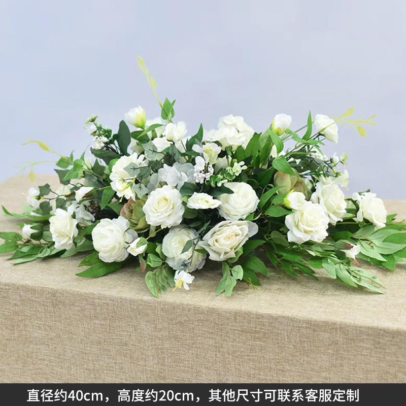 仿真假花DUB餐桌摆装饰件酒店餐厅桌台面绢花花艺桌花茶几客面厅