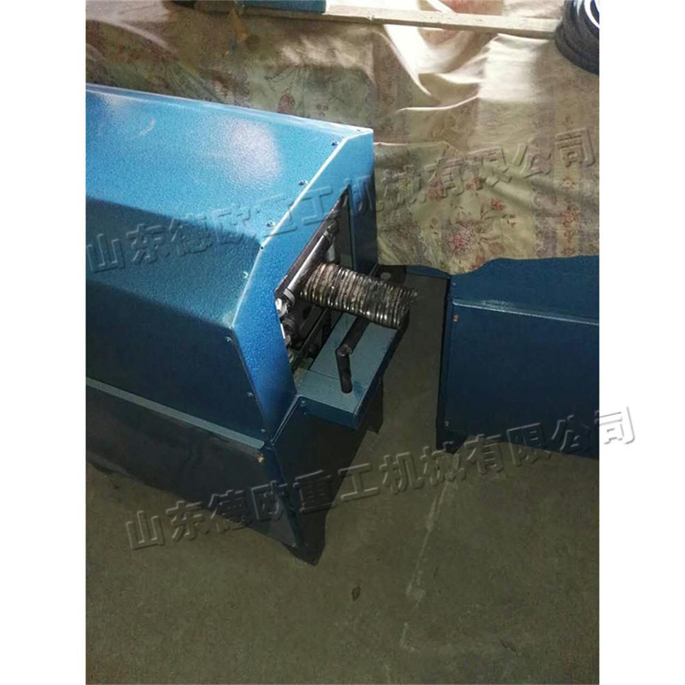 桥梁施工扁管机 25mm高预应力扁管设备 小型金属波纹管压管机