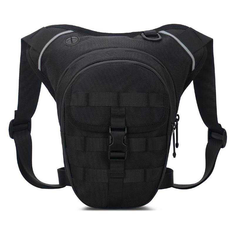 新款机车骑行腿包男女户外机车多功能腰包大容量防水战 术工具包