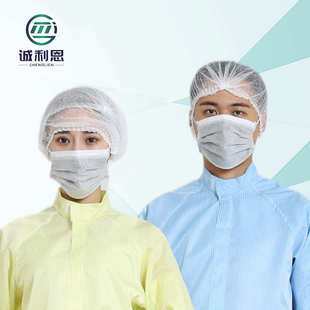 一次性条形帽现货批发无纺布头套厨师帽无尘车间一次性防尘帽子