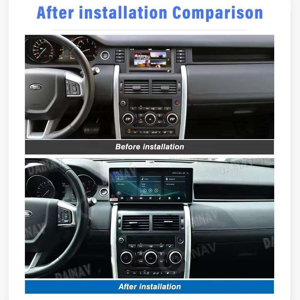 适用于路虎发现神行改装安卓智能导航12.3寸大屏八核Carplay