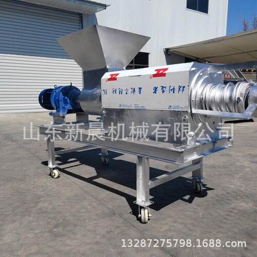 畜牧养殖粪便干湿分离机 不锈钢螺旋式红薯渣脱水机