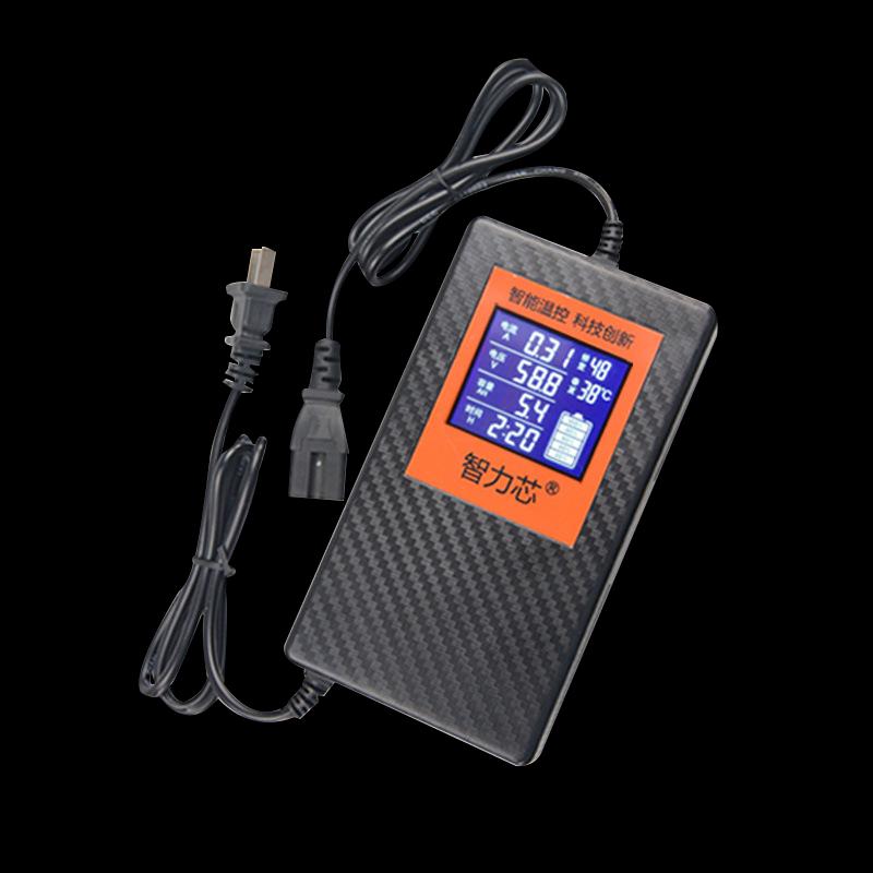 台湾110V电动车锂电池48V60V72V54.6V智力芯充电器三元聚合物通用