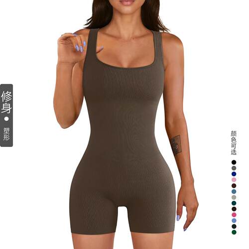 Wearable Seamless Waist Jumpsuit Pants Leisure Shapewear
