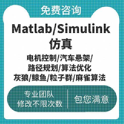 Matlab/Simulink彷真电机控制汽车悬架路径规划算法优化灰狼鲸鱼