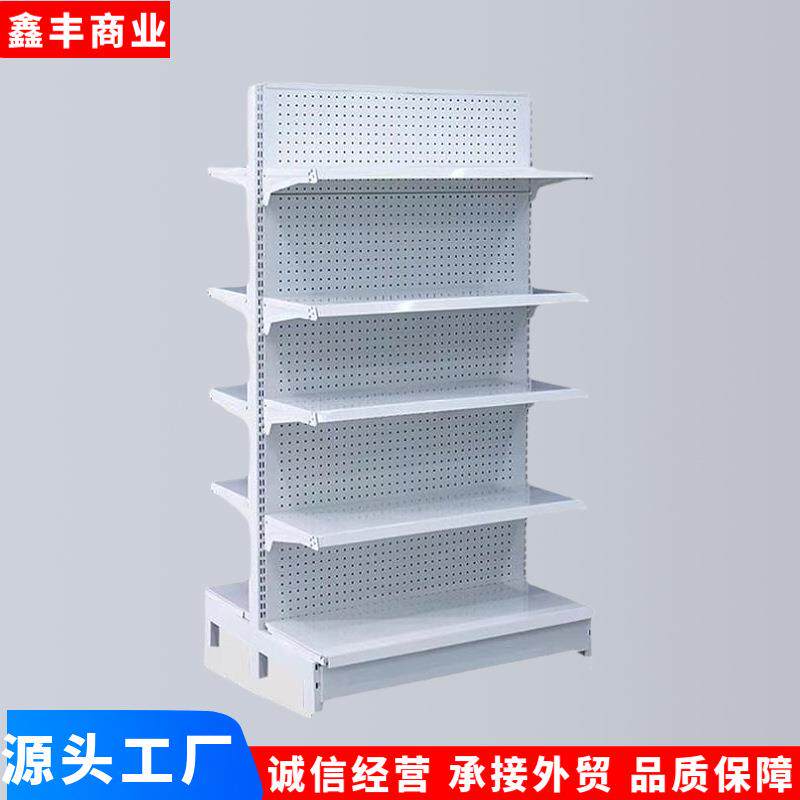 双面副架白色置物架超市货架展示超市货架