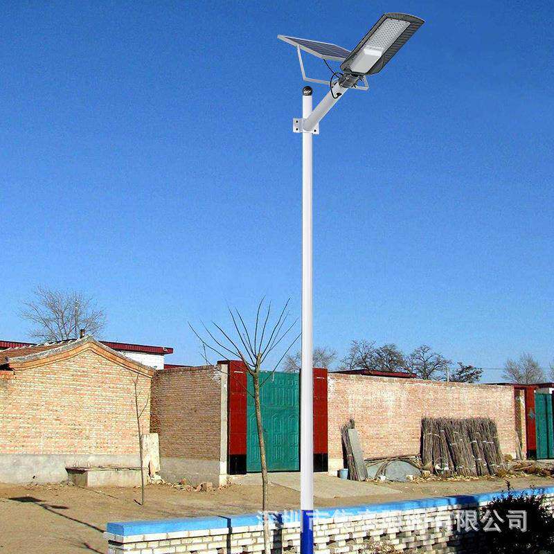 LED太阳能路灯新农村道路户外100W200W工程款超亮6米太阳能路灯头
