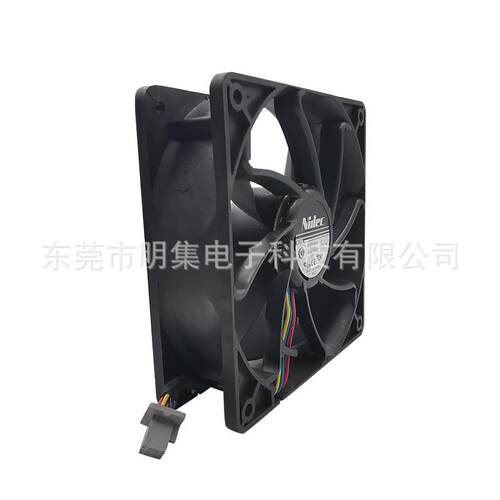 Nidec12038 V12E12BS2B5-07A02 12V3A 5叶大风量风压暴力风扇