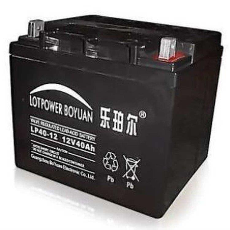 乐珀尔蓄电池LP40-1212V40AH开关控制参数规格参数供应
