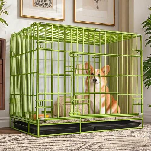 狗笼子家用室内小型中型犬带厕所加粗加固泰迪比熊新款宠物笼狗笼