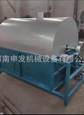 供应坚果板栗炒货机电动加热滚筒炒料机自动控温花生芝麻炒锅