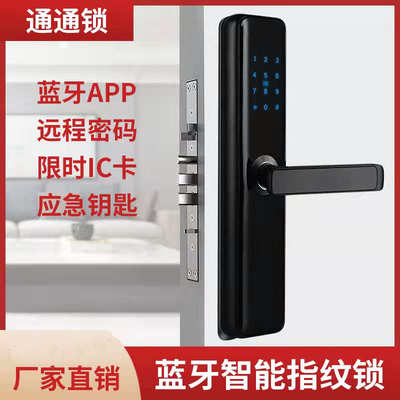 ttlock通通锁防盗门密码锁出租房酒店公寓锁手机APP远程管理开门