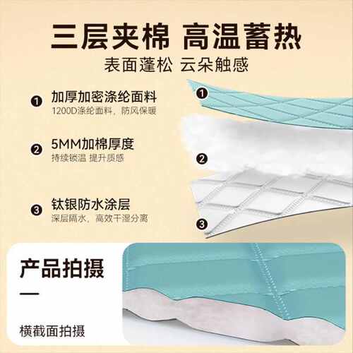 加厚加棉浴罩洗澡浴帐冬天家用防水浴帘隔热保暖圆形宝宝大人