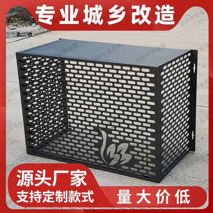 冲孔铝单板空调外机罩铝合金百叶窗格栅铝幕墙铝门头 外立面改造
