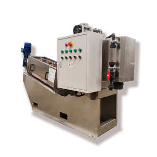 叠螺机 化工厂污泥淤泥固液分离浓缩废水处理 叠螺污泥脱水机