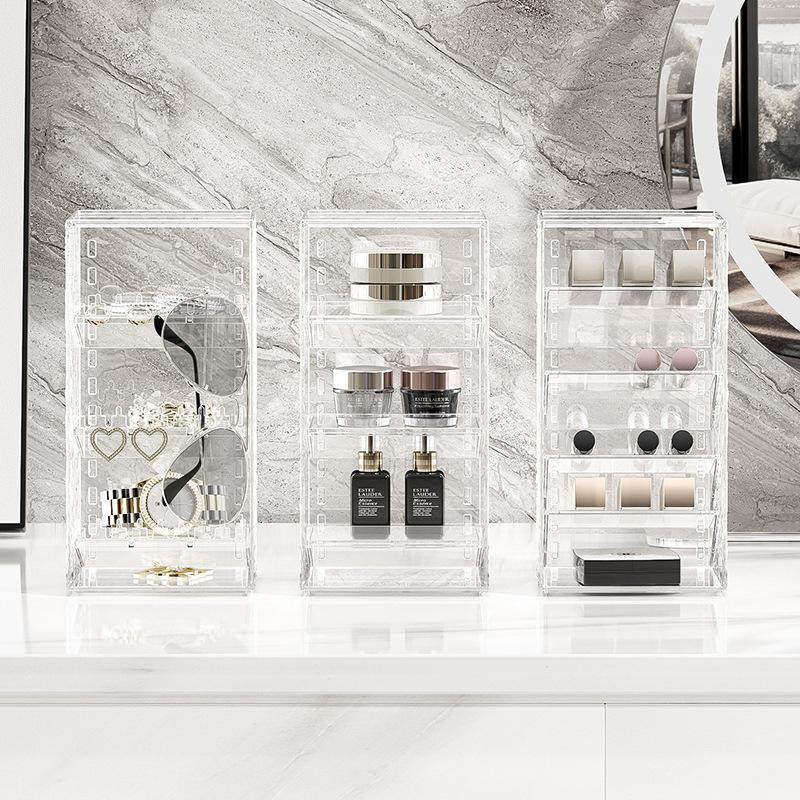 镜柜收纳盒卫生间浴室口红化妆品整理盒柜内水波纹棉签面膜置物架,收纳整理,化妆刷收纳盒/桶,淘宝优惠券,粉丝福利购,淘宝优惠卷