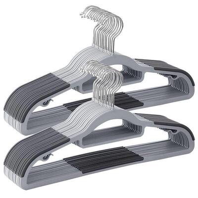 40 Pcs/Lot plastic Clothes Hangers Dress Coats Hanger holder