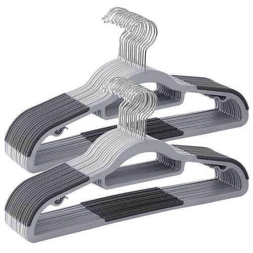 40 Pcs/Lot plastic Clothes Hangers Dress Coats Hanger holder