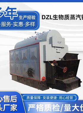 DZL生物质链条蒸汽锅炉 烧煤蒸汽炉双锅筒生物质颗粒蒸汽洗涤锅炉