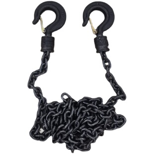 双钩钩子链吊钩手拉吊链起重锰钢链条捆铁链挂旋转拖拉葫芦链倒