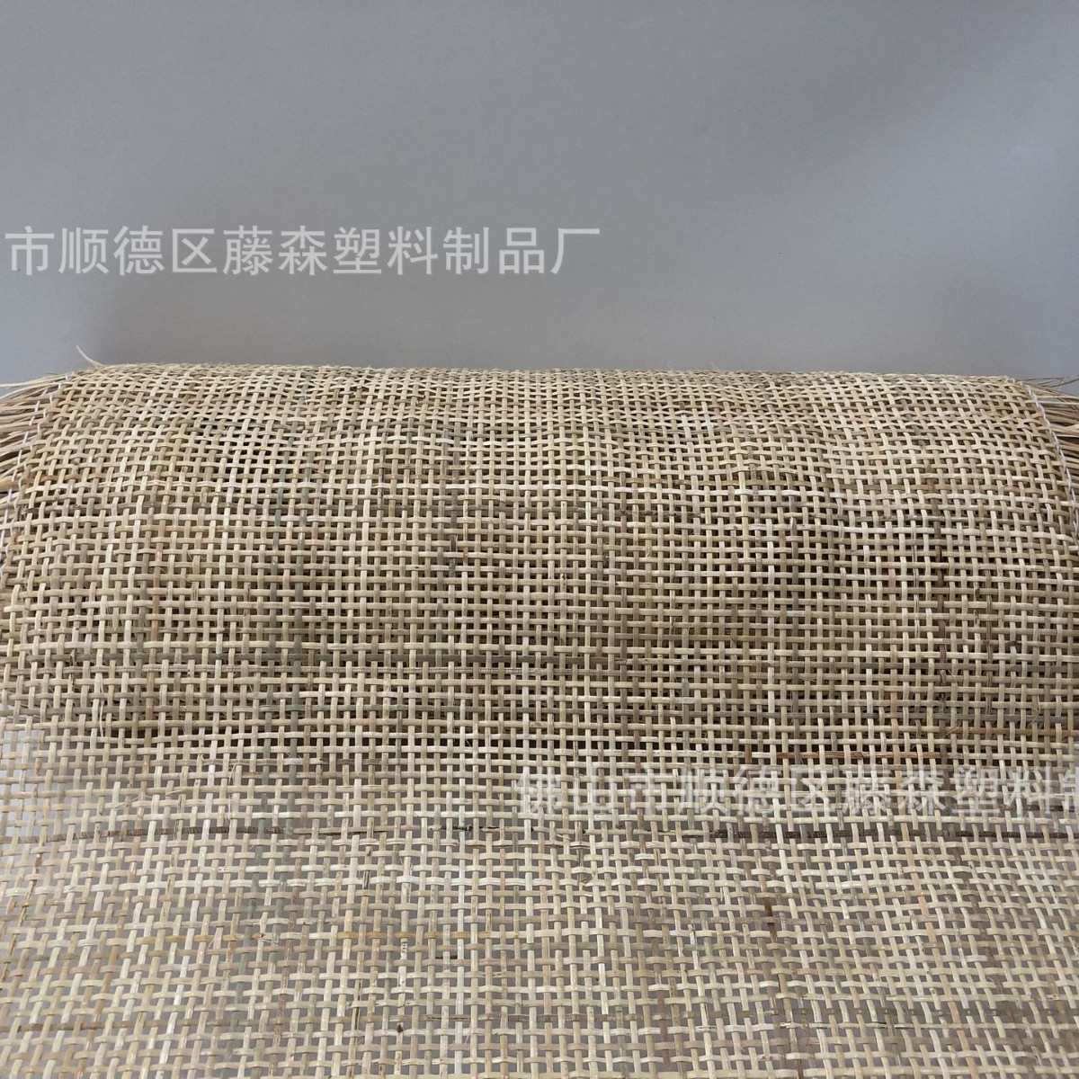 孔青藤面方格茜装饰品黄编上编织果盘吊篮批发十字上藤天然人工笪