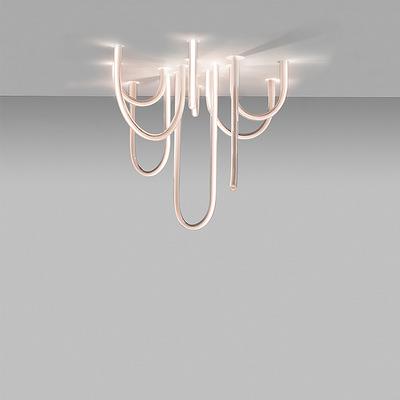 现代后约简U形客厅餐厅玻璃LWU吊灯款新创意艺术卧室设计师吸顶灯