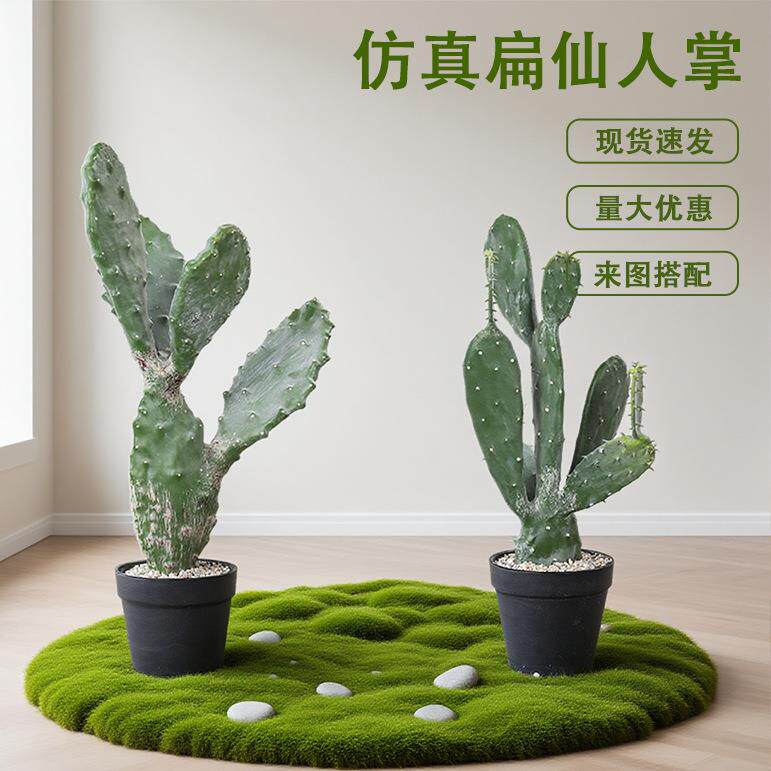 仿真仙人掌沙漠植物假仙人柱盆栽室内家居装饰小摆件沙生景观造景