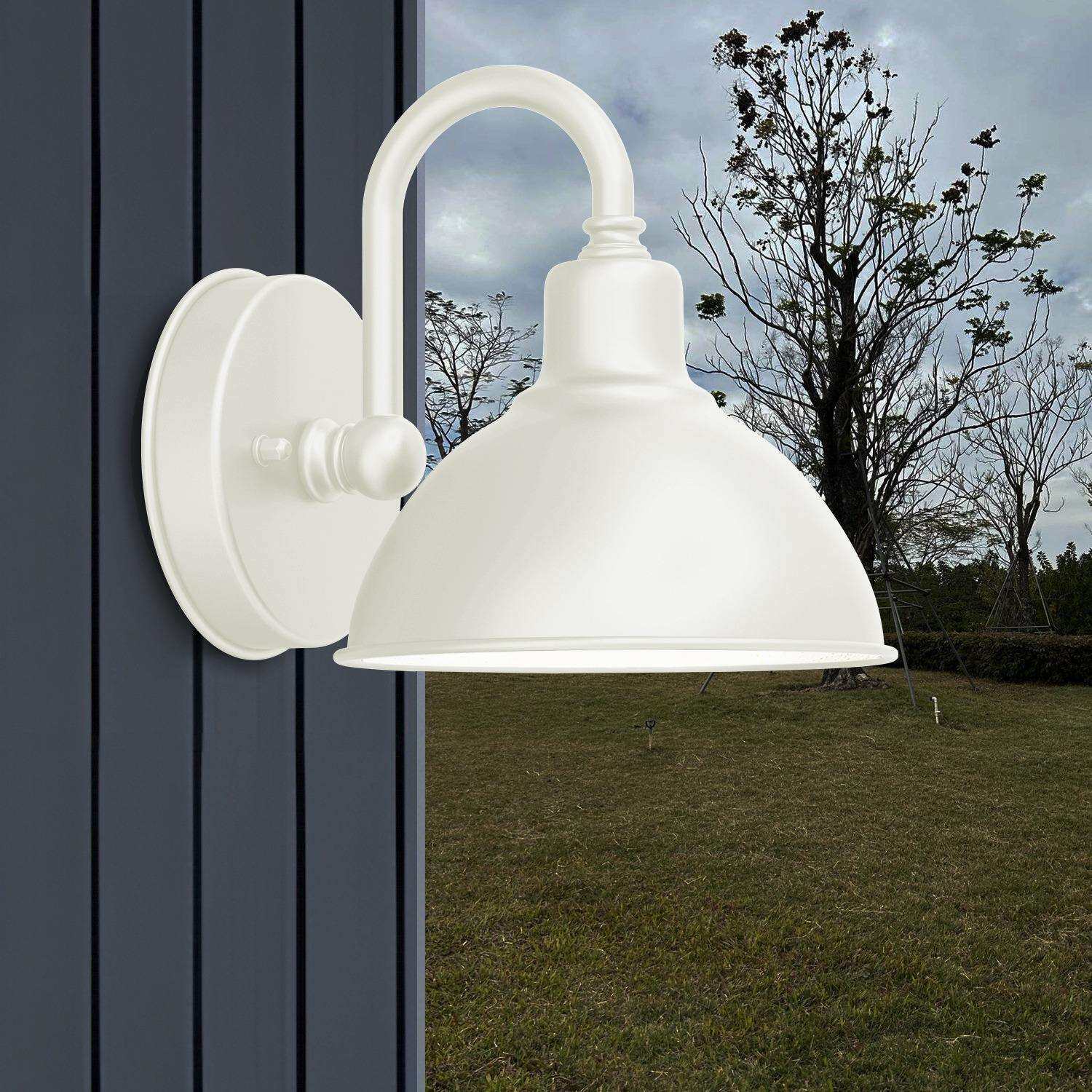 户外led壁灯室外楼梯阳台过道防水壁灯三色变光LED庭院露台墙壁