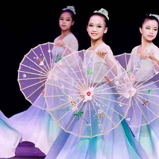 傣族透明舞蹈伞儿童跳舞用的道具演出舞蹈伞西子湖初妆伞傣乡的雨