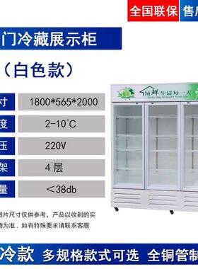 饮料柜藏展示柜咸鱼二手冰箱单超门冷保鲜柜冷柜双门啤酒柜市饭店