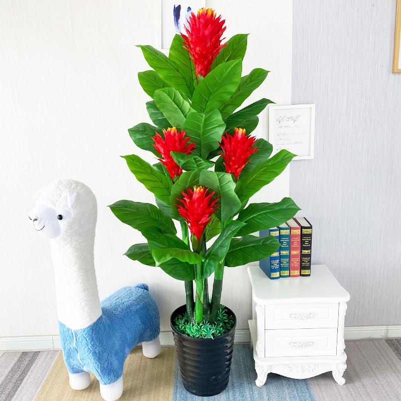仿真绿色植物鸿运当头大型落地仿真花仿真树盆栽客厅装饰植物室内