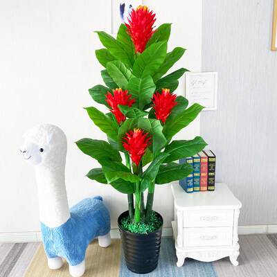仿真绿色植物鸿运当头大型落地仿真花仿真树盆栽客厅装饰植物室内