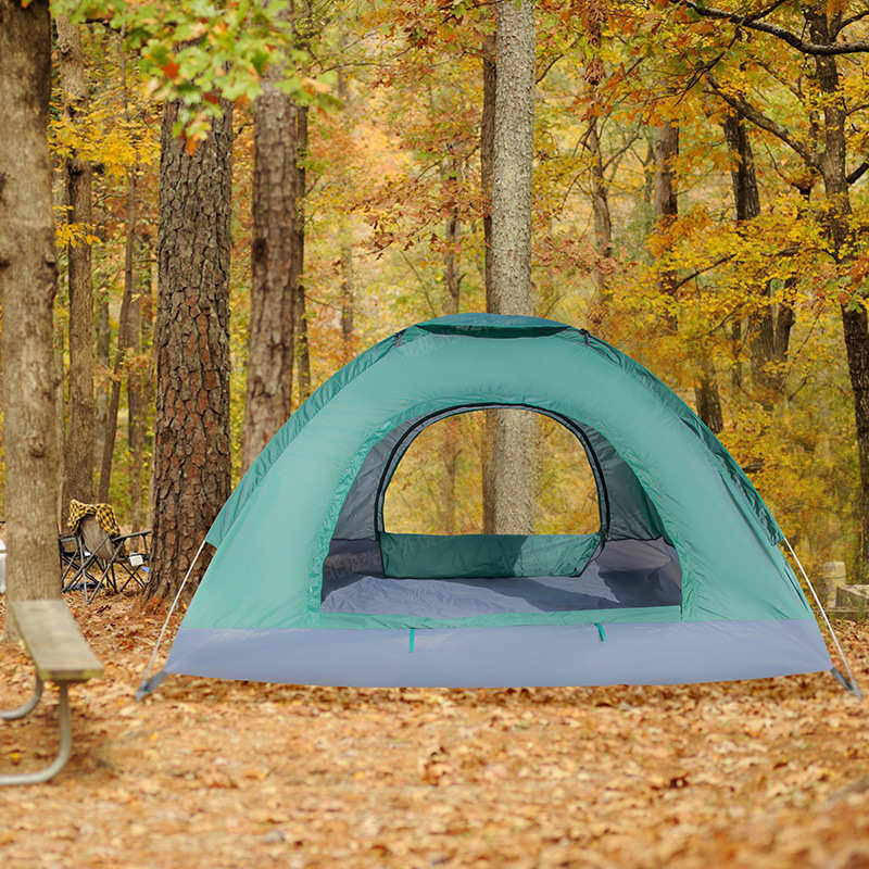 帐篷户外3-4人全自动加厚防晒账蓬2人单双折叠野外露营便携式帐篷