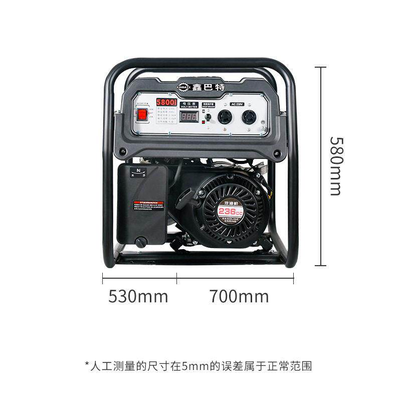 便携式户外应急家用工业汽油发电机组全铜电机220V/380V厂家直销