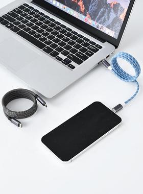 ctype双向笔记吸收传输线手机充电磁笔记本视频接口传输收纳数据