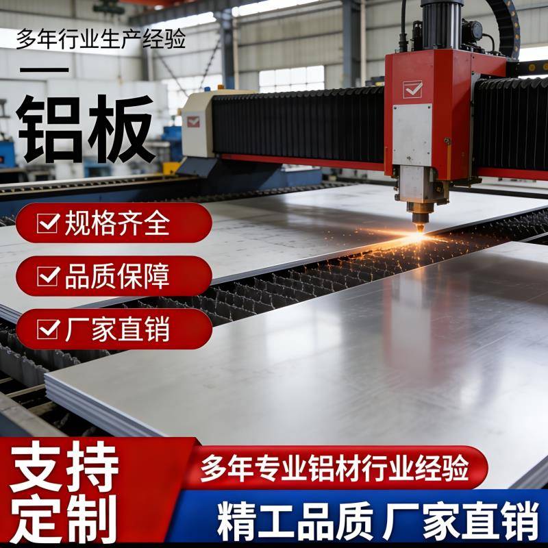 1060纯铝板1100 1035 1050 3003 5005 5754 6005T651铝棒切割加工