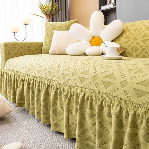 一二三通用包四季排沙沙发盖布罩防全套发组合罩一体式直猫爪万能