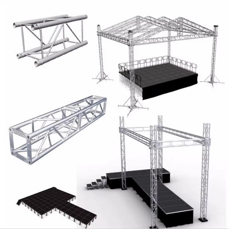 上海龙门架背景舞台灯光架铝合金桁架展会车展户外插销3040truss