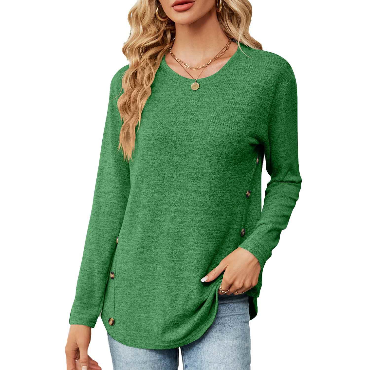 pullover shirts solid women female casual new autumn spring