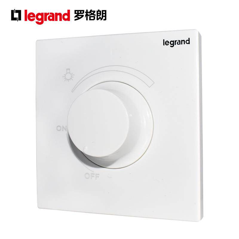 罗格朗逸景86面板可调LED光亮度调节可控硅调光器无极调光开关