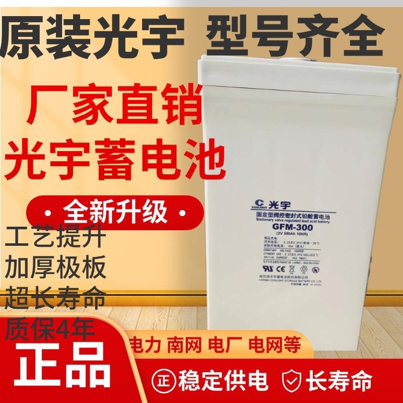 光宇蓄电池GFM-200 GFM-300 GFM-400 电厂储能蓄电池 厂家直销